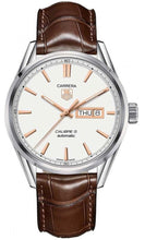 Load image into Gallery viewer, Tag Heuer Carrera White Dial Watch for Men - WAR201D.FC6291