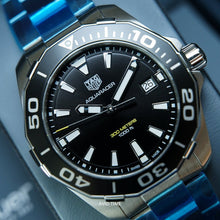 Load image into Gallery viewer, Tag Heuer Aquaracer Black Dial Watch for Men - WAY111A.BA0928