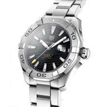 Load image into Gallery viewer, Tag Heuer Aquaracer Automatic Black Dial Silver Steel Strap Watch for Men - WAY2010.BA0927