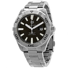 Load image into Gallery viewer, Tag Heuer Aquaracer Automatic Black Dial Silver Steel Strap Watch for Men - WAY2010.BA0927