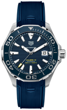 Load image into Gallery viewer, Tag Heuer Aquaracer Blue Dial Watch for Men - WAY201B.FT6150