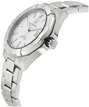 Load image into Gallery viewer, Tag Heuer Aquaracer Automatic White Dial Silver Steel Strap Watch for Men - WAY2111.BA0928