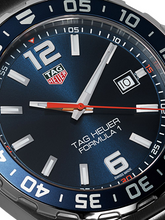 Load image into Gallery viewer, Tag Heuer Formula 1 Quartz Blue Dial Silver Steel Strap Watch for Men - WAZ1010.BA0842