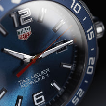 Load image into Gallery viewer, Tag Heuer Formula 1 Quartz Blue Dial Two Tone NATO Strap Watch for Men - WAZ1010.FC8197