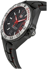 Load image into Gallery viewer, Tag Heuer Formula 1 Senna Special Edition Black Dial Two Tone Rubber Strap Watch for Men - WAZ1014.FT8027