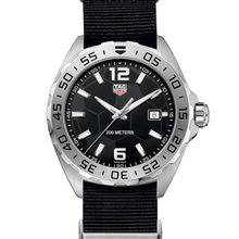 Load image into Gallery viewer, Tag Heuer Formula 1 Quartz Black Dial Black NATO Strap Watch for Men - WAZ1015.FC8198