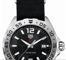 Load image into Gallery viewer, Tag Heuer Formula 1 Quartz Black Dial Black NATO Strap Watch for Men - WAZ1015.FC8198