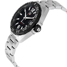 Load image into Gallery viewer, Tag Heuer Formula 1 Quartz Black Dial Silver Steel Strap Watch for Men - WAZ1110.BA0875