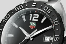 Load image into Gallery viewer, Tag Heuer Formula 1 Quartz Black Dial Silver Steel Strap Watch for Men - WAZ1110.BA0875
