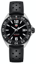 Load image into Gallery viewer, Tag Heuer Formula 1 Quartz Black Dial Black Rubber Strap Watch for Men - WAZ1110.FT8023
