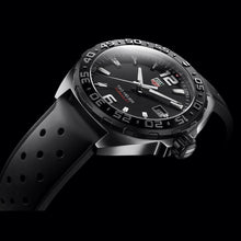 Load image into Gallery viewer, Tag Heuer Formula 1 Quartz Black Dial Black Rubber Strap Watch for Men - WAZ1110.FT8023
