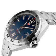 Load image into Gallery viewer, Tag Heuer Formula 1 Blue Dial Silver Steel Strap Watch for Men - WAZ1118.BA0875