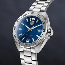 Load image into Gallery viewer, Tag Heuer Formula 1 Blue Dial Silver Steel Strap Watch for Men - WAZ1118.BA0875