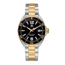 Load image into Gallery viewer, Tag Heuer Formula 1 Quartz Black Dial Two Tone Steel Strap Watch for Men - WAZ1121.BB0879