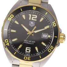 Load image into Gallery viewer, Tag Heuer Formula 1 Quartz Black Dial Two Tone Steel Strap Watch for Men - WAZ1121.BB0879