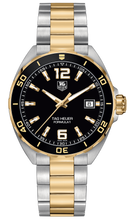 Load image into Gallery viewer, Tag Heuer Formula 1 Quartz Black Dial Two Tone Steel Strap Watch for Men - WAZ1121.BB0879