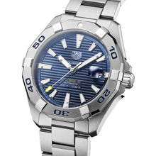 Load image into Gallery viewer, Tag Heuer Aquaracer Automatic Blue Dial Silver Steel Strap Watch for Men - WBD2112.BA0928