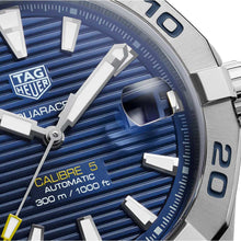 Load image into Gallery viewer, Tag Heuer Aquaracer Automatic Blue Dial Silver Steel Strap Watch for Men - WBD2112.BA0928