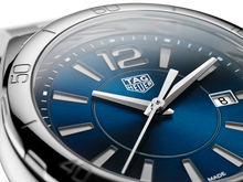 Load image into Gallery viewer, Tag Heuer Formula 1 Quartz Blue Dial Silver Steel Strap Watch for Women - WBJ1412.BA0664