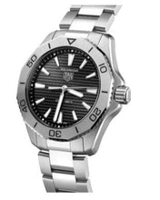Load image into Gallery viewer, Tag Heuer Aquaracer Automatic Black Dial Silver Steel Strap Watch for Men - WAY2010.BA0927