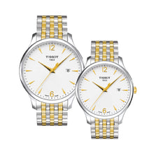 Load image into Gallery viewer, Tissot T Classic Tradition White Dial Two Tone Mesh Bracelet Watch for Women - T063.210.22.037.00