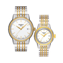 Load image into Gallery viewer, Tissot T Classic Carson Quartz White Dial Two Tone Steel Strap Watch for Men - T085.410.22.011.00