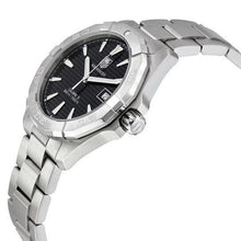 Load image into Gallery viewer, Tag Heuer Aquaracer Automatic Black Dial Silver Steel Strap Watch for Men - WAY2110.BA0928