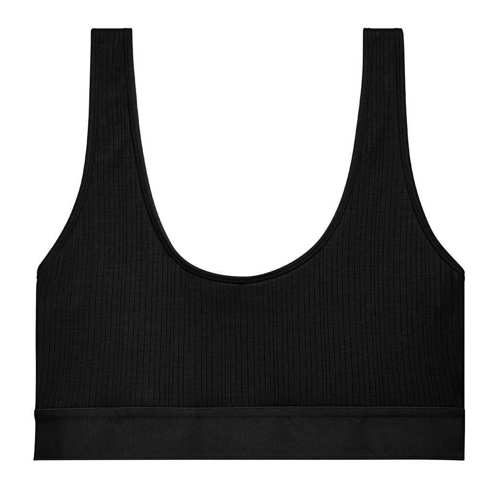 Whipped Bra Top in Black