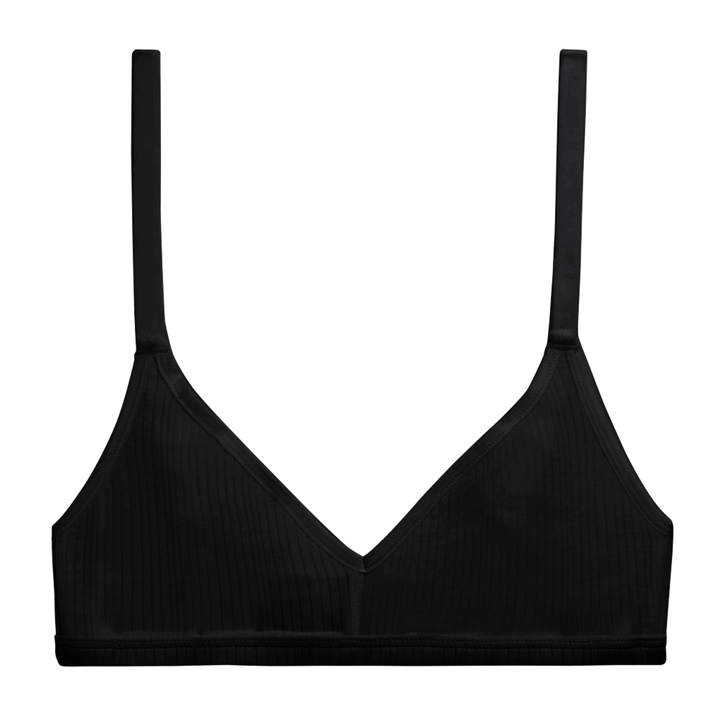 Whipped Non-Wire Bra in Black