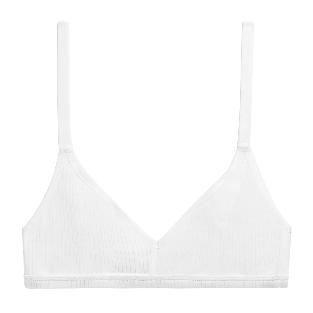Whipped Non-Wire Bra in White