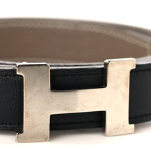 Load image into Gallery viewer, Swift Epsom 24mm Mini Constance H Belt 90 36 Black Eutope