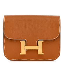 Load image into Gallery viewer, Epsom Constance Slim Wallet Toffee