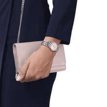 Load image into Gallery viewer, Tissot T Classic Carson Premium Lady Mother of Pearl Pink Dial Silver Steel Strap Watch For Women - T122.210.11.159.00