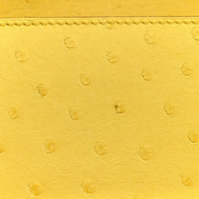 Load image into Gallery viewer, Ostrich Mini Sac Roulis Jaune Citron