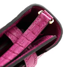 Load image into Gallery viewer, Matte Alligator Kelly Wallet To Go Rose Scheherazade