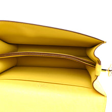 Load image into Gallery viewer, Ostrich Mini Sac Roulis Jaune Citron