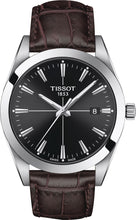 Load image into Gallery viewer, Tissot Gentlemen Black Dial Brown Leather Strap Watch for Men - T127.410.16.051.01