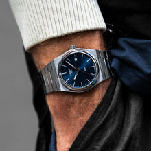 Load image into Gallery viewer, Tissot T Classic PRX Blue Dial Silver Steel Strap Watch For Men - T137.410.11.041.00