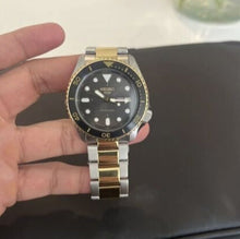 Load image into Gallery viewer, Seiko 5 Sports Automatic Special Creation Black Dial Two Tone Steel Strap Watch For Men - SRPK22