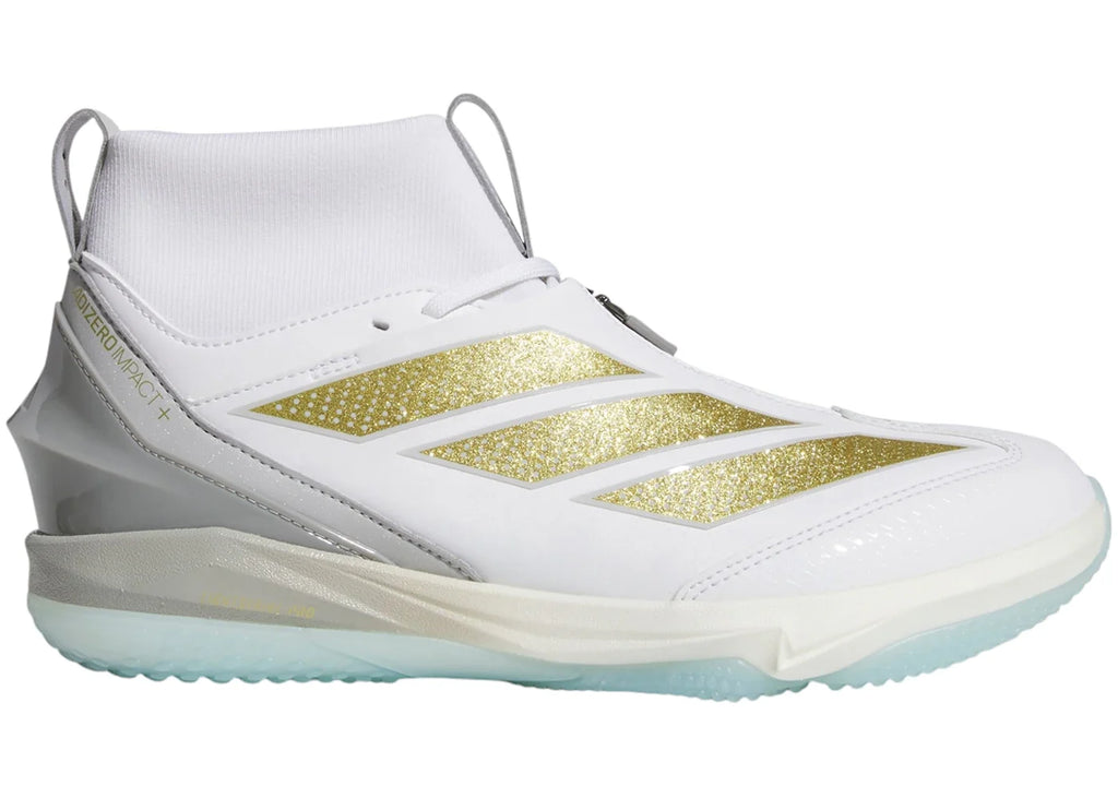adidas Adizero Impact+ 2.0 Turf Cloud White Gold Metallic