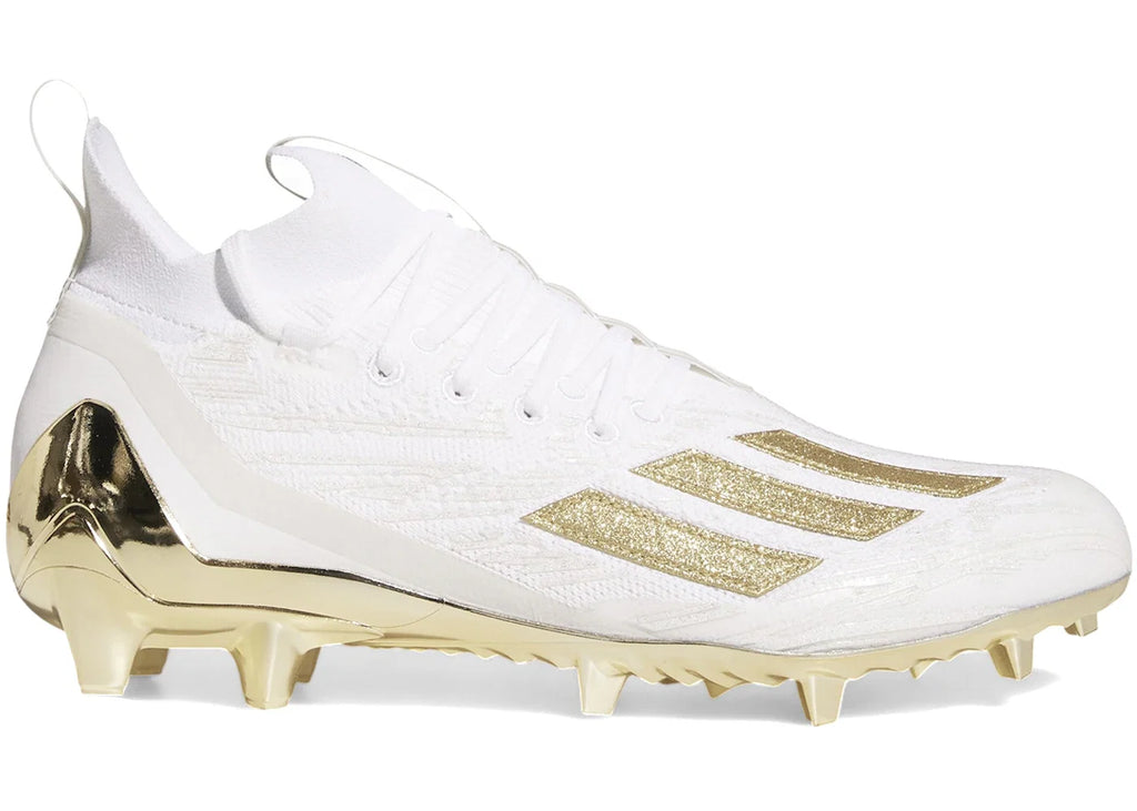 adidas Adizero Primeknit Cleats White Gold Metallic