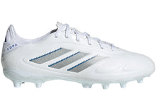 Load image into Gallery viewer, adidas Copa Pure 3 League FG/MG Cloud White Silver Metallic Bright Royal (GS)