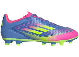 adidas F50 Club FG/MG Blue Fusion Lucid Lemon Lucid Pink