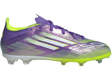 Load image into Gallery viewer, adidas F50 Elite FG Purple Rush Cloud White Lucid Lemon (GS)