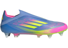 Load image into Gallery viewer, adidas F50 Elite Laceless SG Blue Fusion Lucid Lemon Lucid Pink