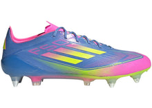 Load image into Gallery viewer, adidas F50 Elite SG Blue Fusion Lucid Lemon Lucid Pink