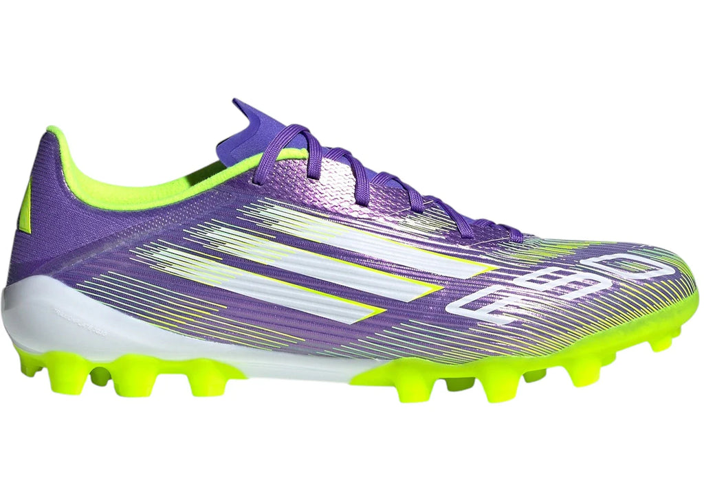 adidas F50 League 2G/3G AG Purple Rush Cloud White Lucid Lemon