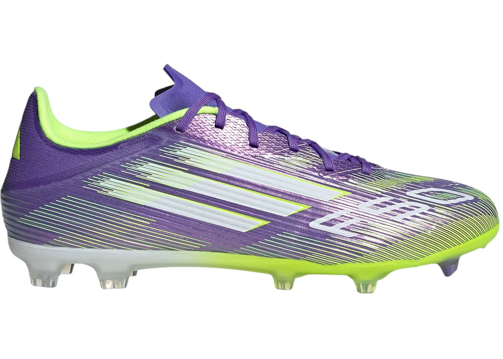 adidas F50 League FG/MG Purple Rush Cloud White Lucid Lemon