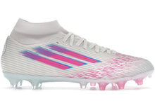 Load image into Gallery viewer, adidas F50 League Mid-Cut FG/AG Sparkfusion White Lucid Pink (Women's)