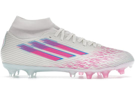 adidas F50 League Mid-Cut FG/AG Sparkfusion White Lucid Pink (Women's)